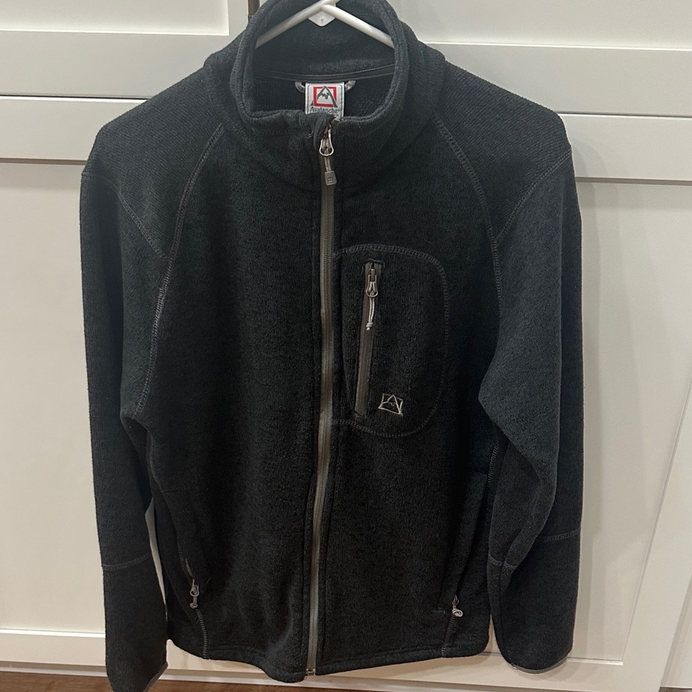 Men's Avalanche Dark Gray zip Up Jacket Size Medium